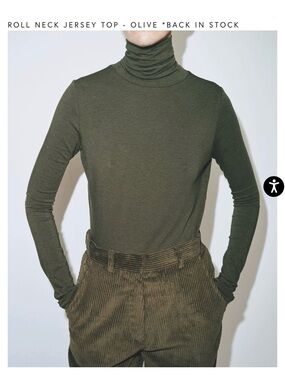 Mijeong Park Olive Roll Neck